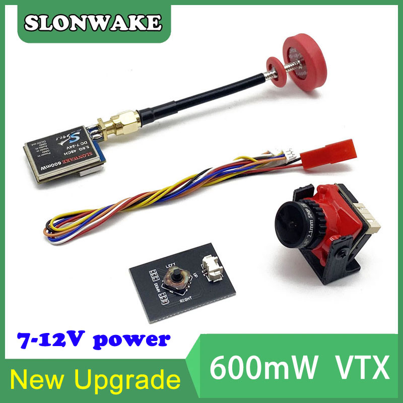 Drone Rc Transmitter And Receiver - 5,8G 48CH 600mW VTX-CAM ajustable FPV