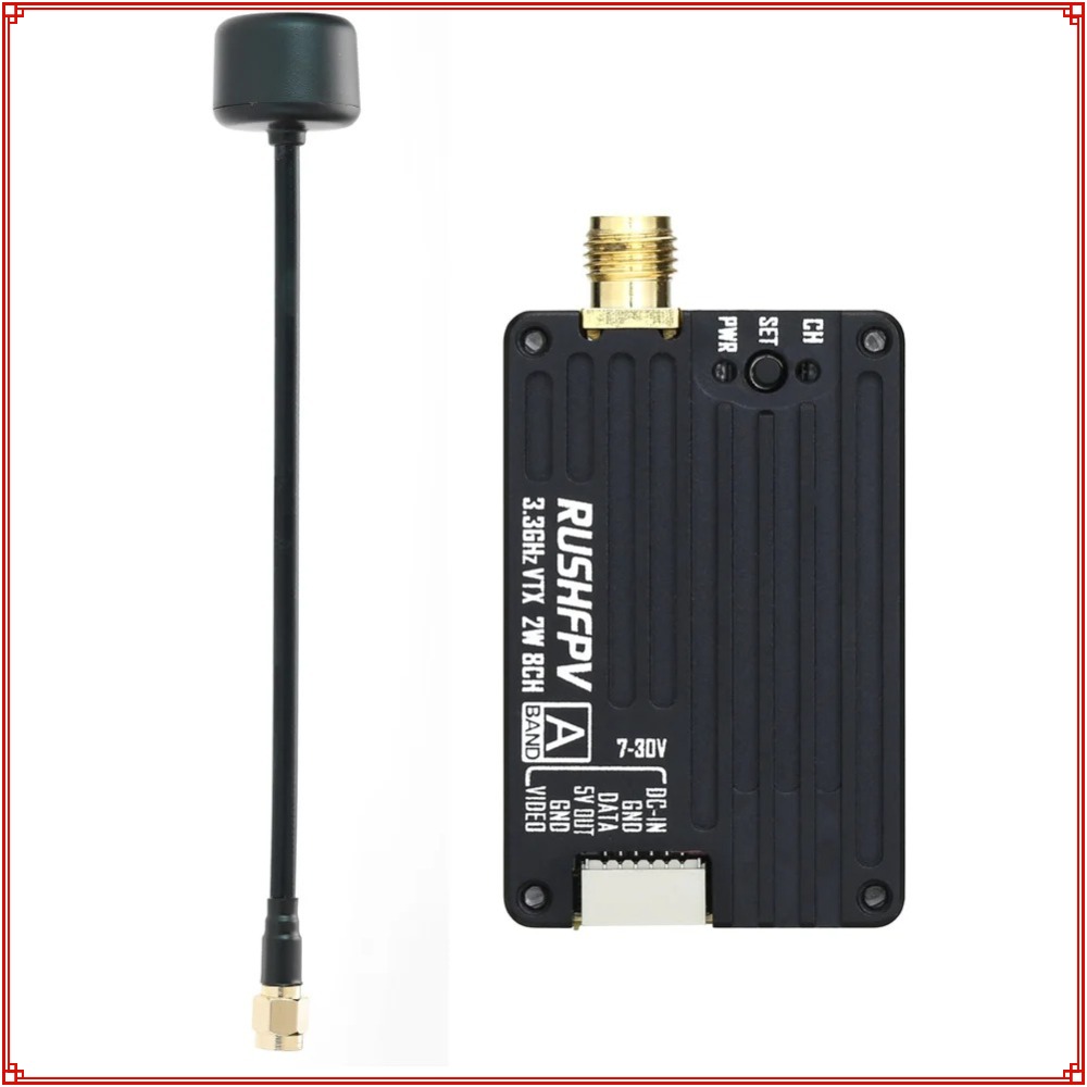 Drone Rc Transmitter And Receiver - Nuevo Transmisor RUSHFPV 3.3G 2W VTX