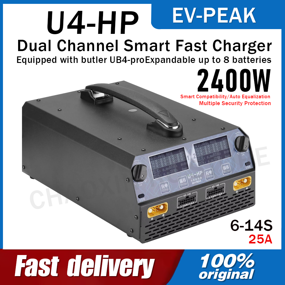 Drone Lipo Battery - Cargador de Baterías EV-PEAK U4-HP de
