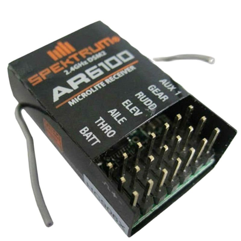 Drone Rc Transmitter And Receiver - Receptor AR6100 DSM2 6CH 2,4 GHz