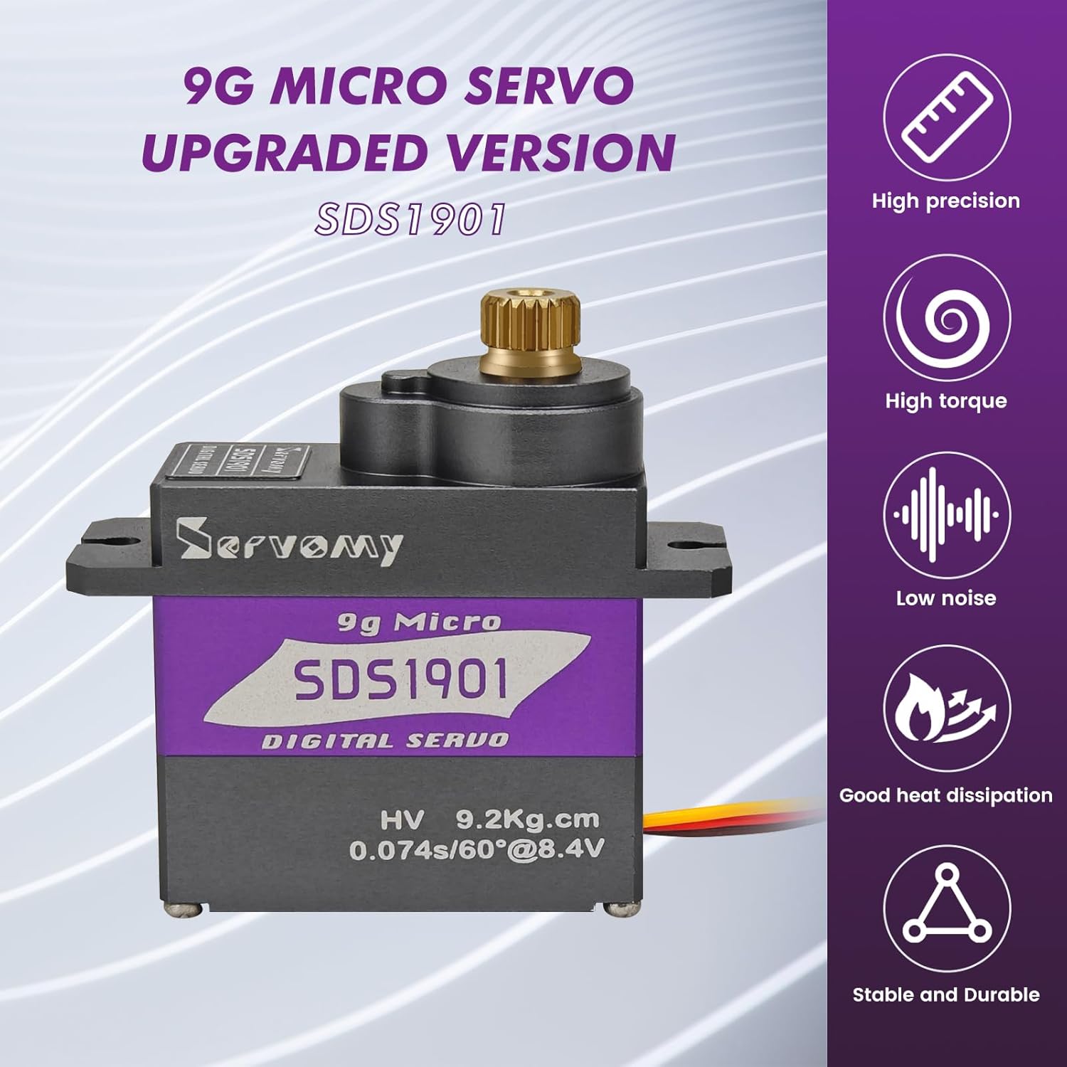 Rc Car Servo - SERVOMY-SDS1901 Digital 9G Micro Servo Sin