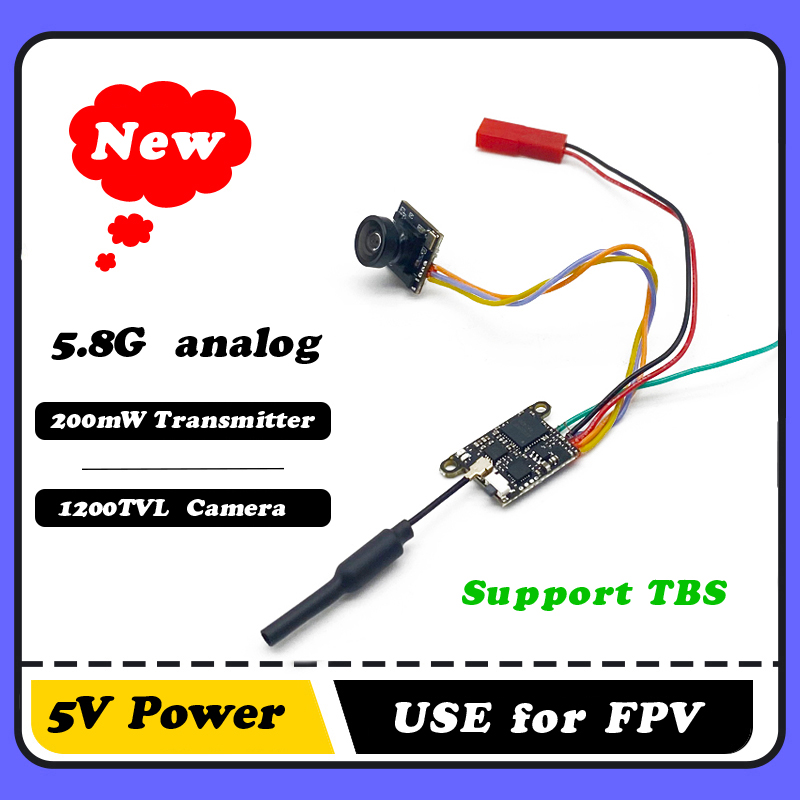 Drone Rc Transmitter And Receiver - SLONWAKE 5,8G 1200TVL cámara FPV VTX