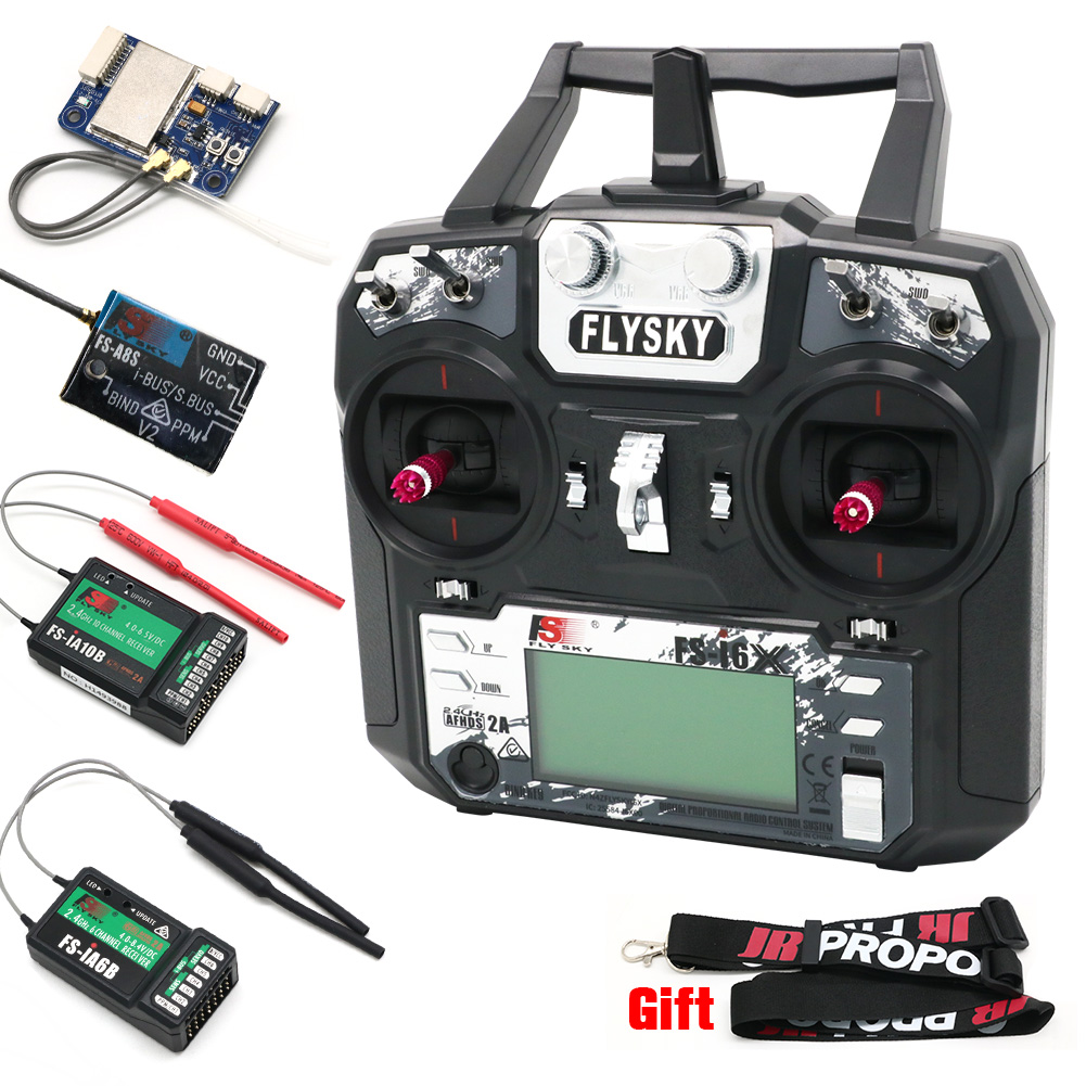 Drone Rc Transmitter And Receiver - FLYSKY FS-i6X FS i6X 10CH 2,4