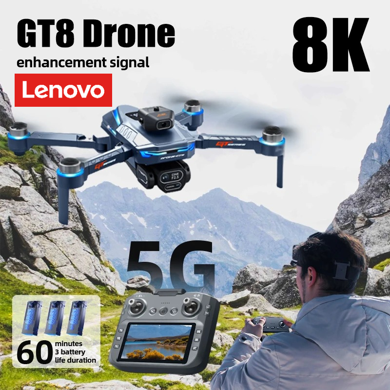 Drone Gt8 Rc - Dron Lenovo GT8 8K Profesional con