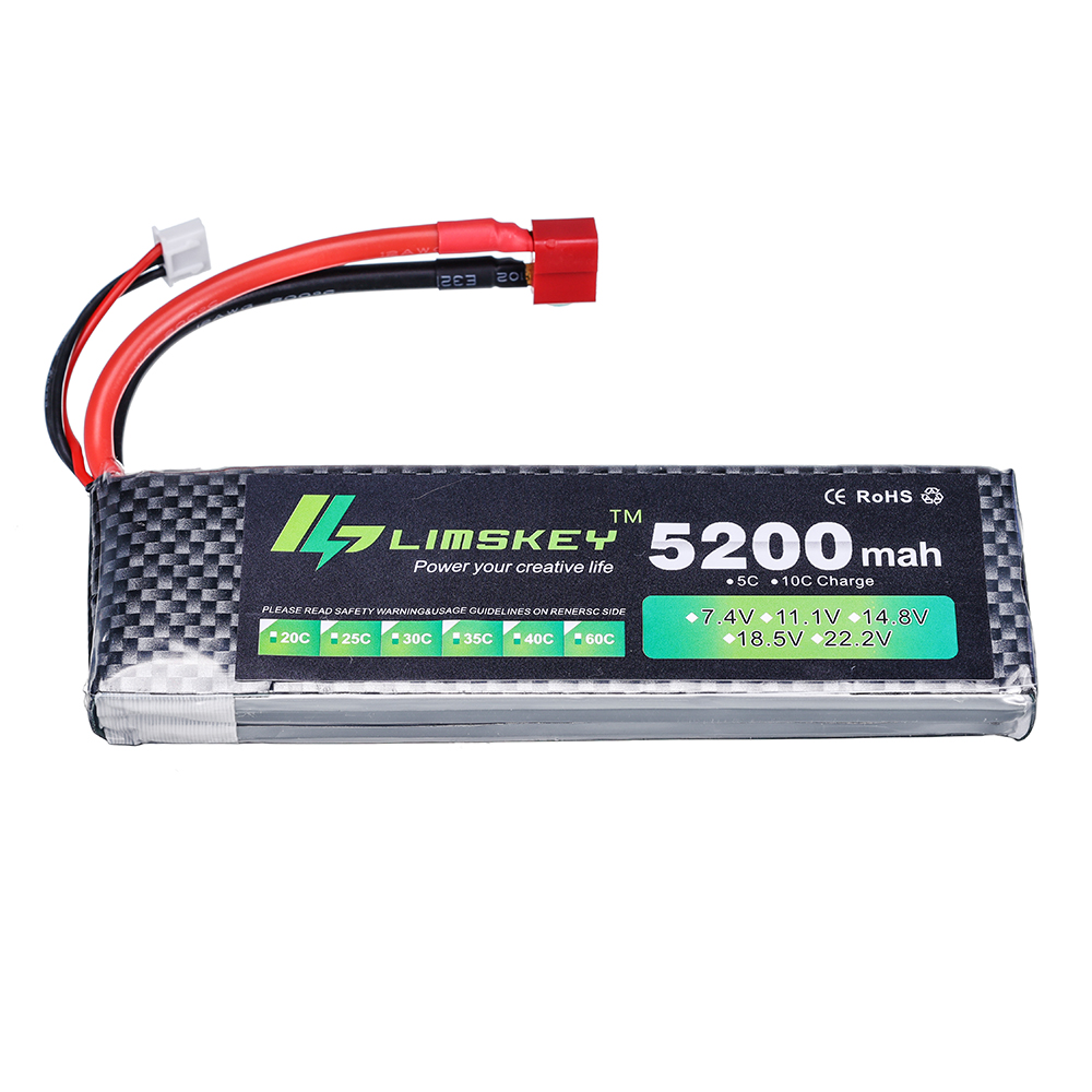 Limskey Power batería 7,4 V 52 - Drone Lipo Battery reseña y precio