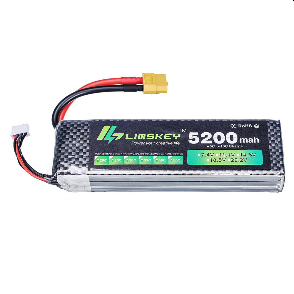 Limskey Power batería 7,4 V 52 - Drone Lipo Battery reseña y precio