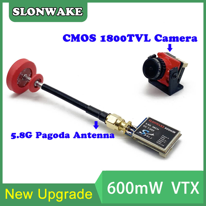 5,8G 48CH 600mW VTX-CAM ajusta - Drone Rc Transmitter And Receiver reseña y precio
