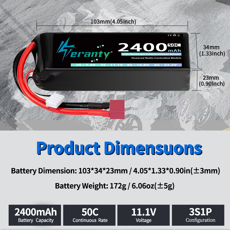 Batería Lipo TERANTY 3S 2200/2 - Drone Lipo Battery reseña y precio