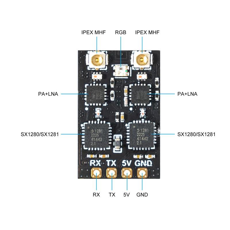 Receptor BETAFPV ELRS 915MHz p - Drone Tech Rc reseña y precio