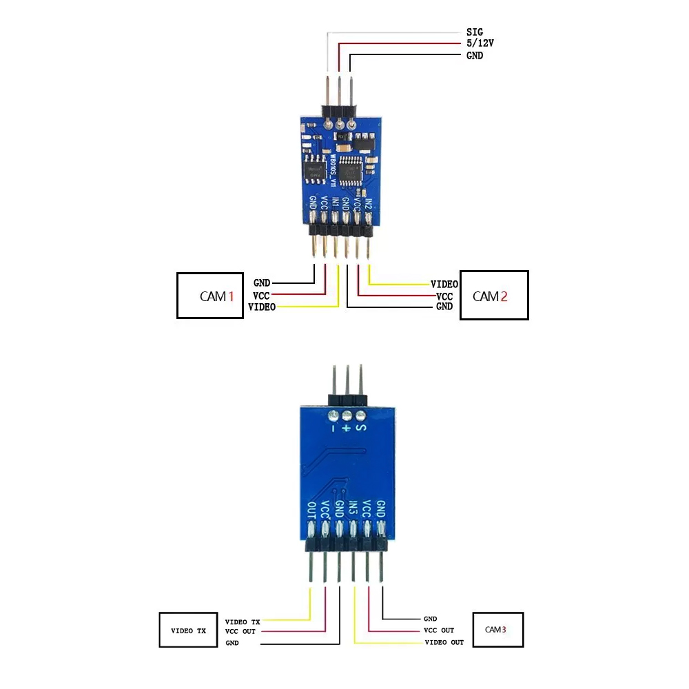Módulo de conmutador de vídeo  - - Remote Control (Rc) Drone reseña y precio