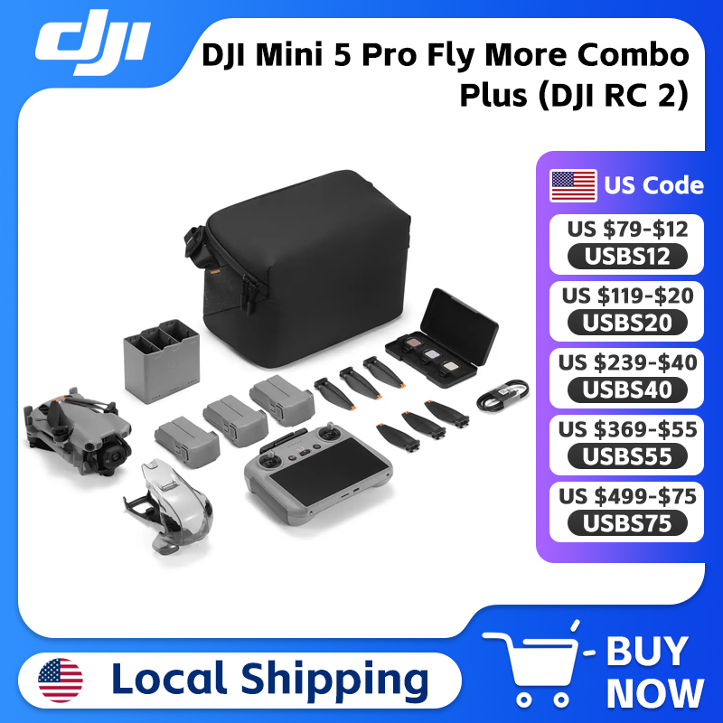DJI Mini 5 Pro Fly More Combo  - Drone Dji Rc Plus 2 reseña y precio