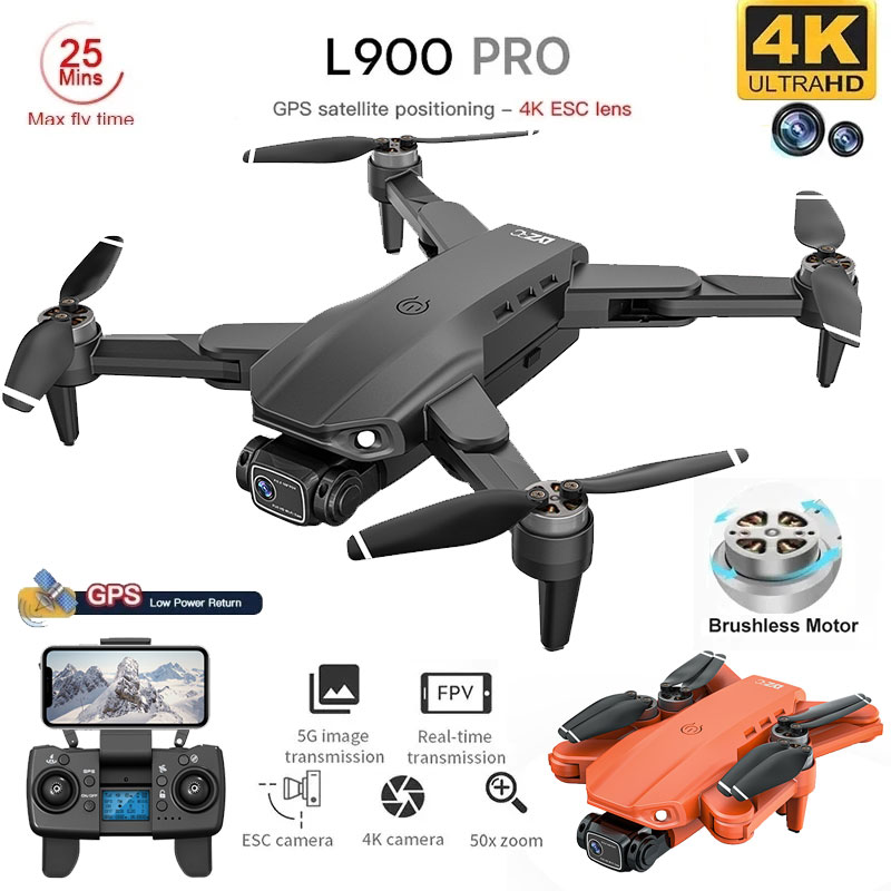 L900 Pro GPS Drone 4K profesio - Drone Rc Pro 2 reseña y precio