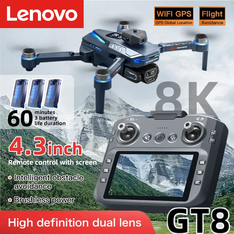 Dron Lenovo GT8 8K Profesional - Drone Gt8 Rc reseña y precio