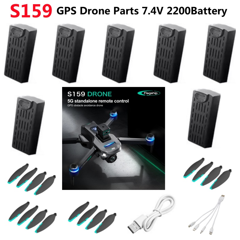 S159 GPS evitación de obstácul - Drone Rc Gps S159 reseña y precio