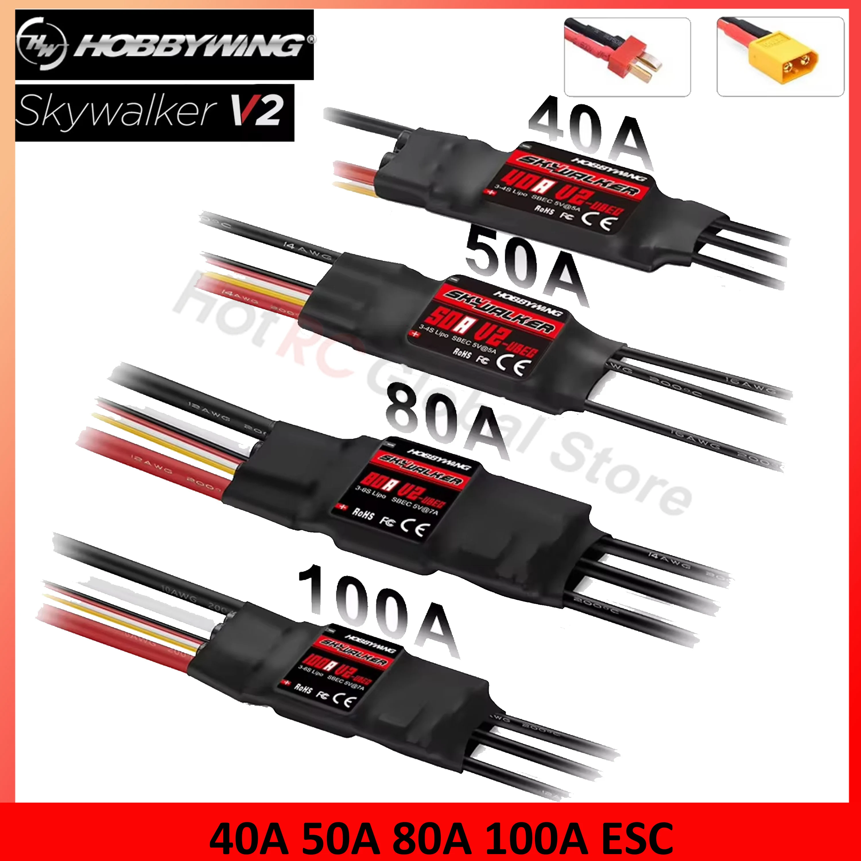 HOBBYWING Skywalker-CONTROLADO - Drone Rc Quadcopter Controller reseña y precio