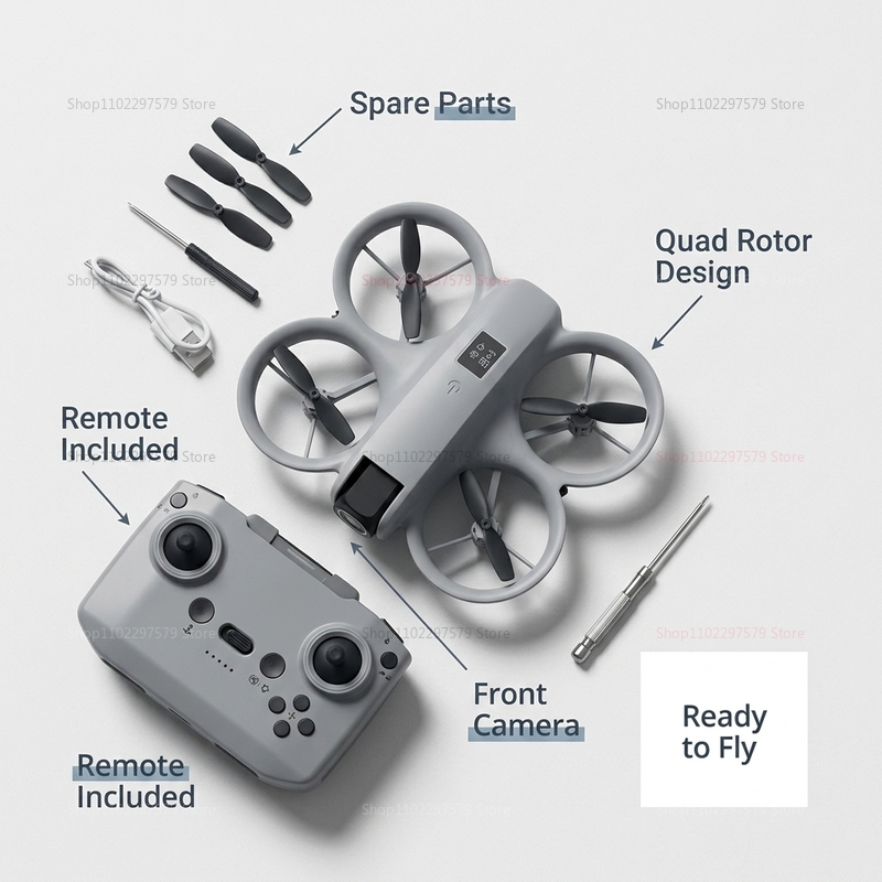 Mini Dron con Cámara HD 8K, FP - Drone Without Rc reseña y precio