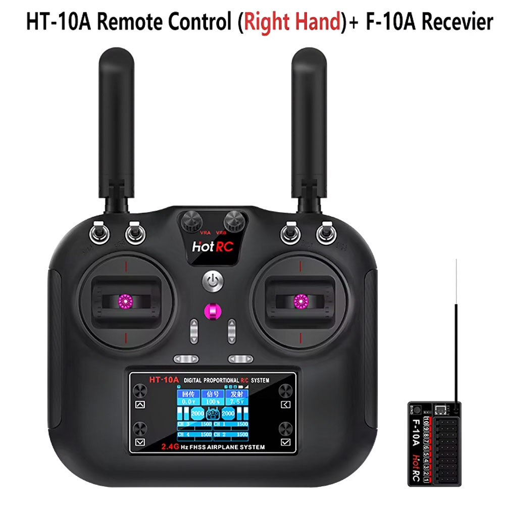 Transmisor Hotrc HT-10A 2.4G 1 - Drone Rc Transmitter And Receiver reseña y precio