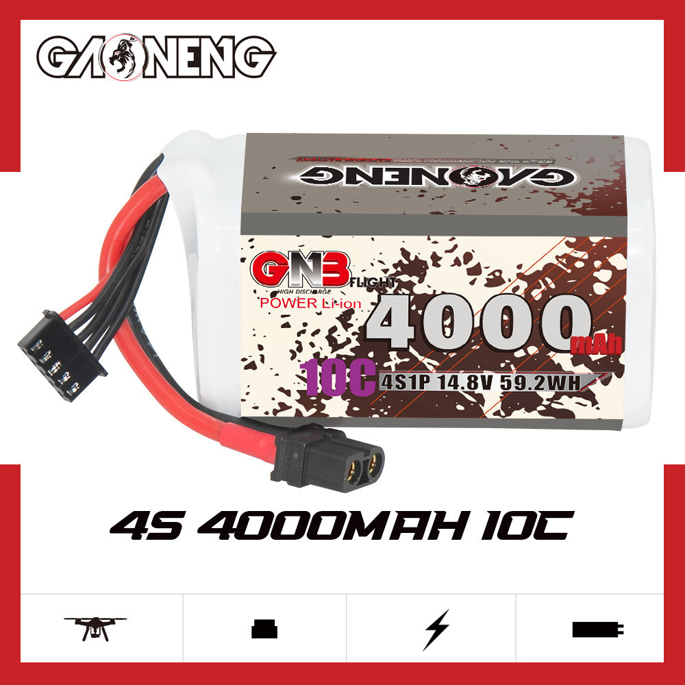 GNB 4000mAh 4S 14,8 V 10C 20C  - Drone Lipo Battery reseña y precio