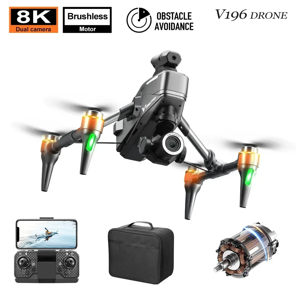 V196 Pro 8K HD Cámara Dual Dro - Drone V196 Rc reseña y precio