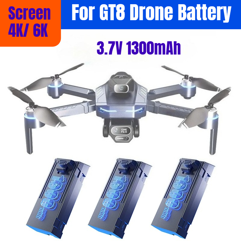 3,7 V 1300mAh para pantalla de - Drone Gt8 Rc reseña y precio