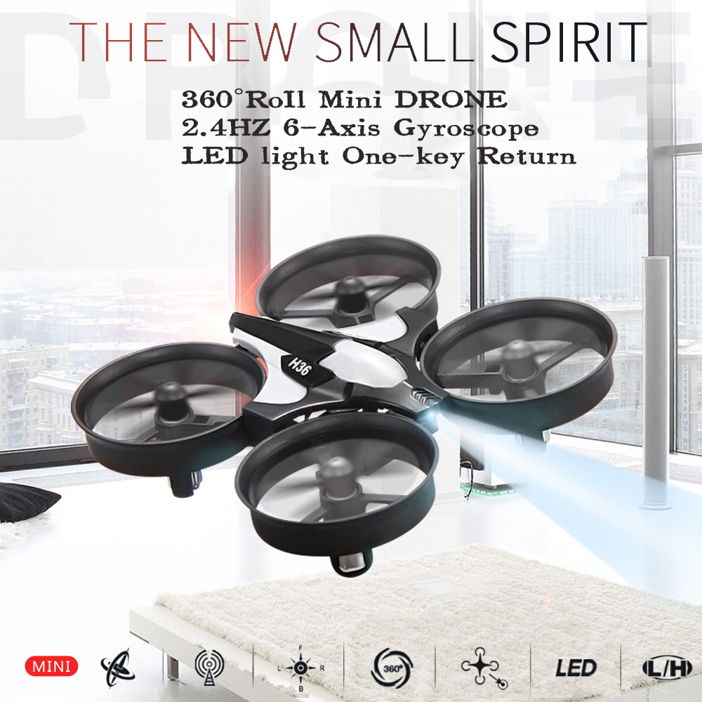 Mini Dron JJRC H36 2.4G de 6 E - Drone Without Rc reseña y precio