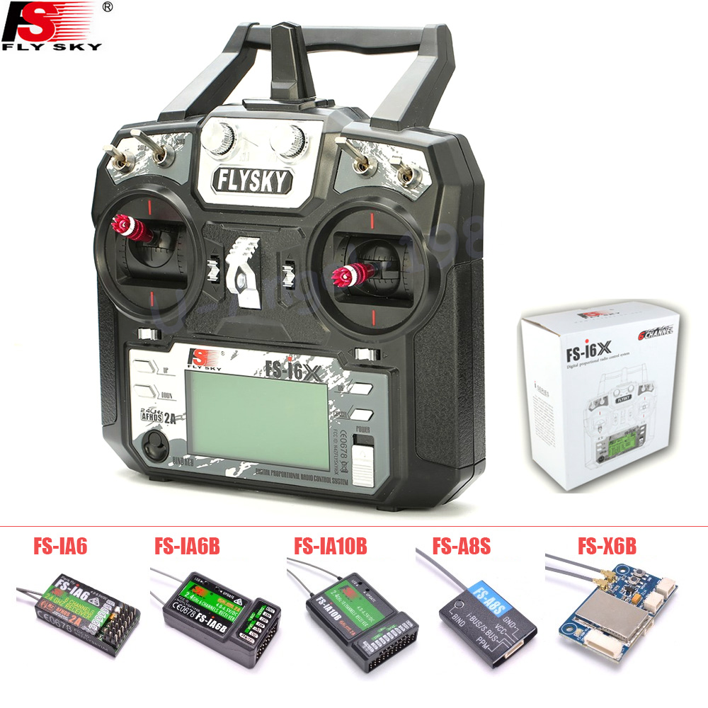 FLYSKY FS-i6X FS i6X 10CH 2,4  - Drone Rc Transmitter And Receiver reseña y precio