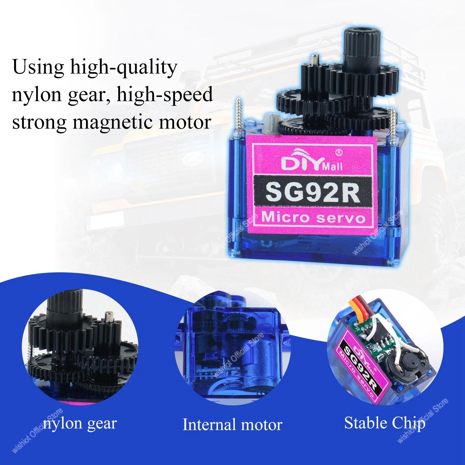 Micro servomotor SG92R 4,8-6V  - Drone Tech Rc reseña y precio