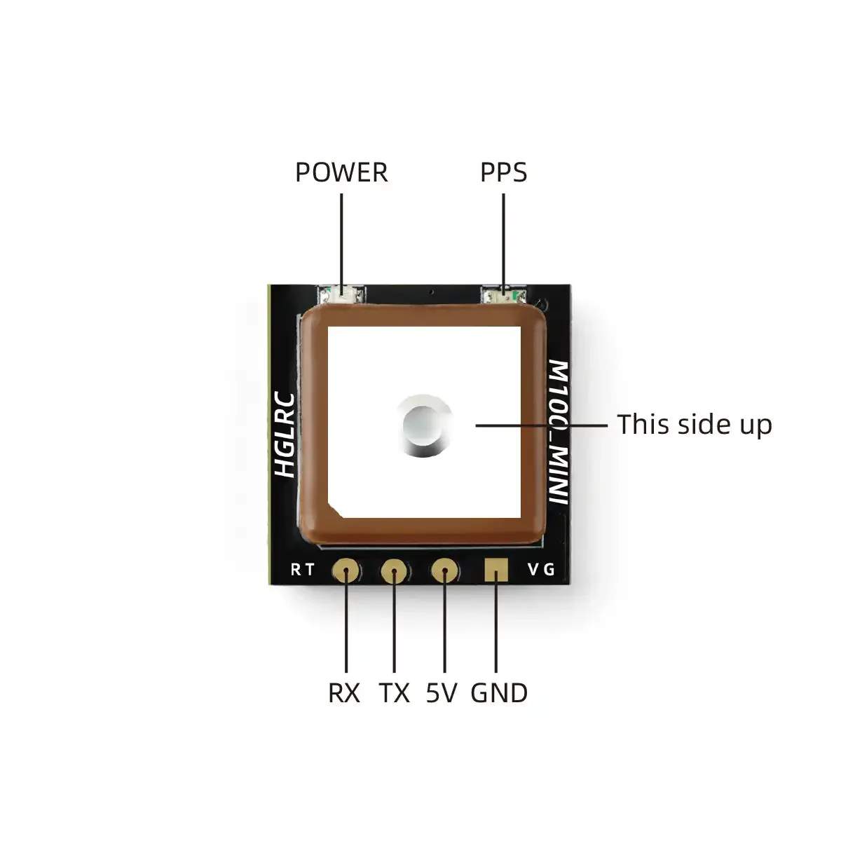 Módulo GPS HGLRC M100 MINI M10 - Drone Tech Rc reseña y precio