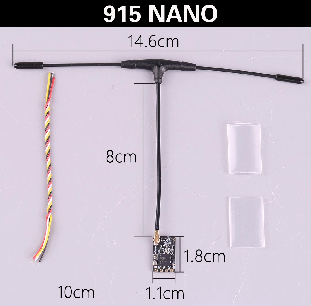 Receptor BAYCK ELRS 915 Nano E - Drone Tech Rc reseña y precio