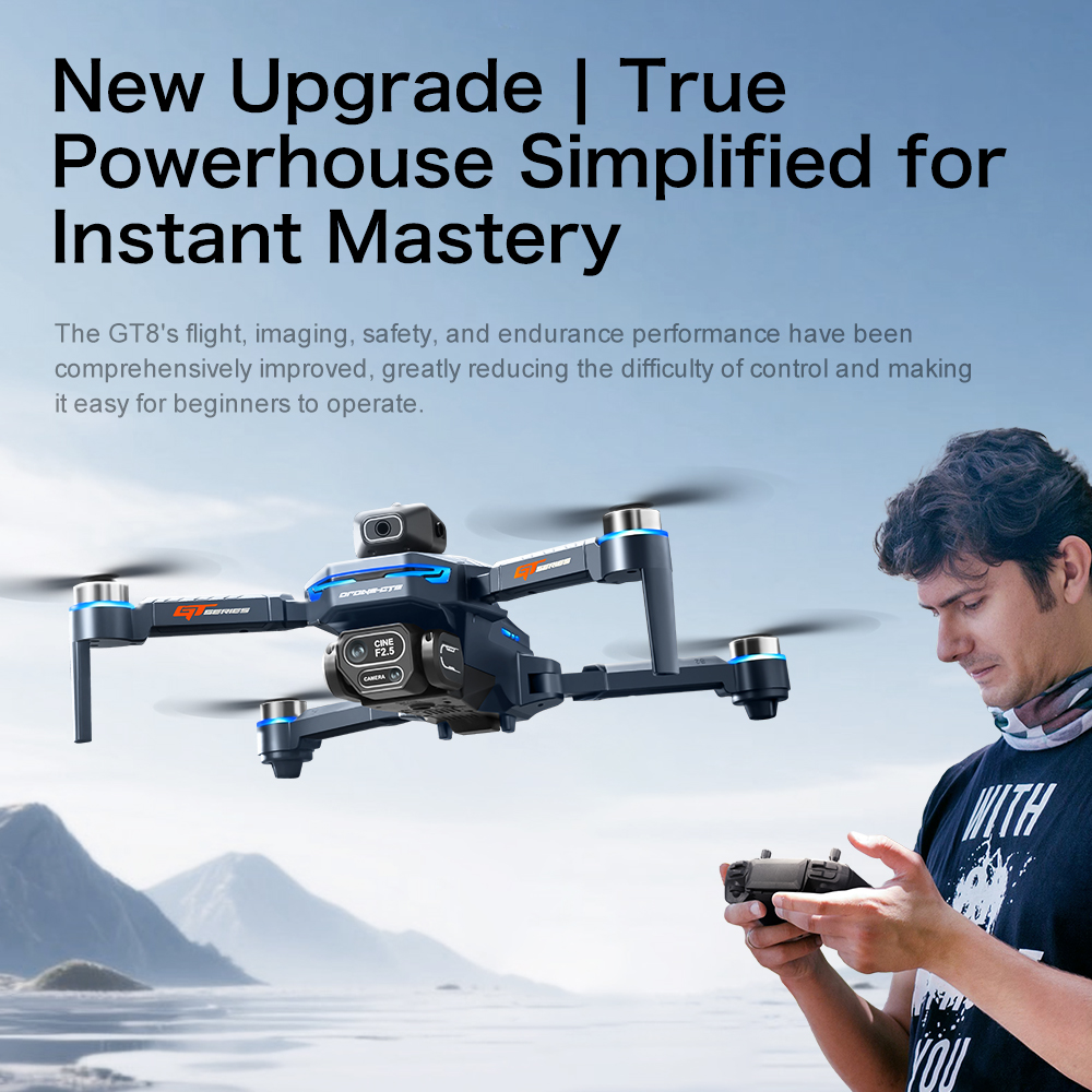 Nuevo Dron GT8 2026 con Cámara - Drone Gt8 Rc reseña y precio